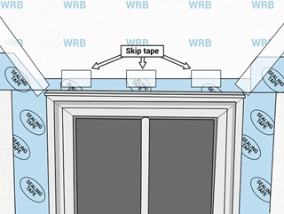 Head flashing example illustration