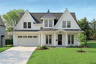 Exterior of home with Marvin Ultimate Double Hung windows