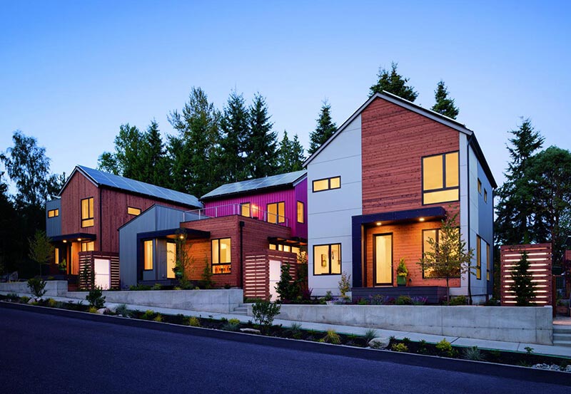 Modern style home with Integrity Windows and Doors