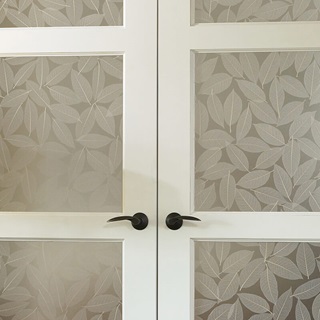 Closeup of TruStile glass doors